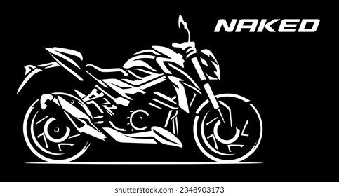 Dynamic Motorbike Illustration design vector