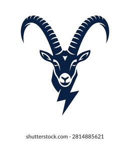 Dynamic mountain goat mascot for energy brands.