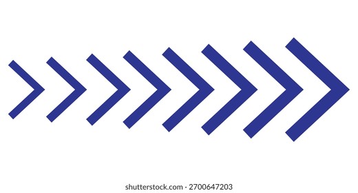 Dynamisches Pfeilsymbol. Pfeil, Cursor, dynamisches Schnellzeichen. 10 EPS