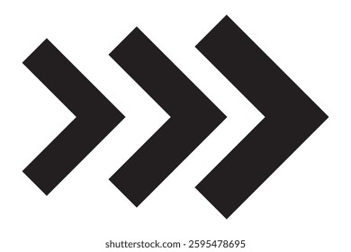 Dynamic moving arrow symbol. Arrow dynamic symbol. Speed, fast arrows symbols set elements.