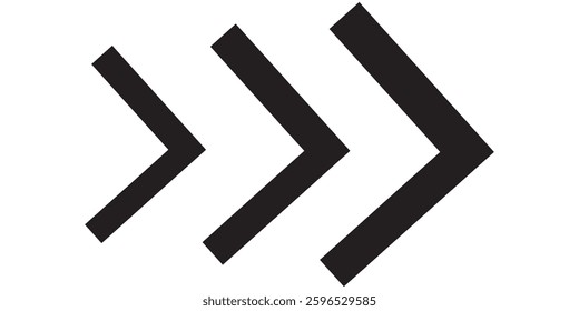 Dynamic moving arrow symbol. Arrow dynamic symbol. Speed, fast arrows symbols set elements.