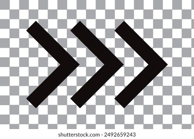 Dynamic moving arrow symbol.Dynamic moving arrow symbol.