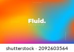 Dynamic multicolor background. Smooth color gradation. Liquid colorful gradient background. Vector illustration for your graphic design, template, banner, poster or website