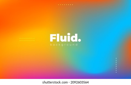 Dynamic multicolor background  Smooth color gradation  Liquid colorful gradient background  Vector illustration for your graphic design  template  banner  poster website