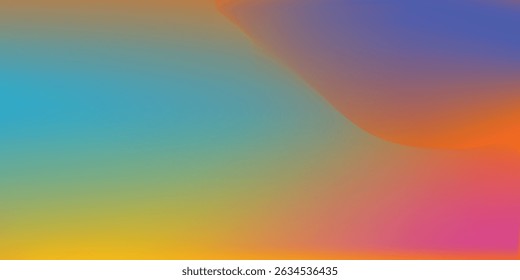 Fundo multicolorido dinâmico. Gradação de cor suave. Fundo de gradiente colorido líquido. Ilustração vetorial para seu design gráfico, modelo, banner, cartaz ou site