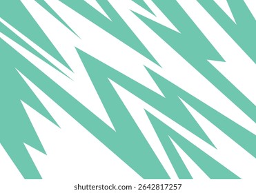 Dynamic multicoloured backdrop featuring jagged spikes and chaotic zigzag patterns