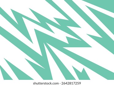 Dynamic multicoloured backdrop featuring jagged spikes and chaotic zigzag patterns