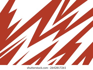 Dynamic multicoloured backdrop featuring jagged spikes and chaotic zigzag patterns