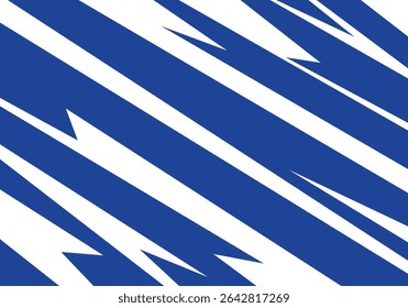 Dynamic multicoloured backdrop featuring jagged spikes and chaotic zigzag patterns