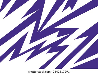 Dynamic multicoloured backdrop featuring jagged spikes and chaotic zigzag patterns