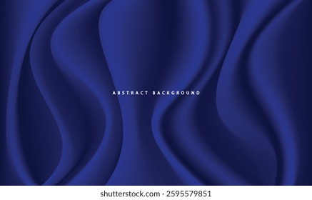 Dynamic Navy Blue Abstract Background: Creative Banner for Advertising and Event Promotion