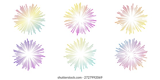 Dynamic neon gradient burst with radial speed lines. Explosive comic book background for manga scenes, superhero action, cartoon impact effects, posters and digital design.