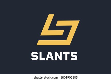 a dynamic object from L letter that make a negative space of S letter