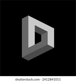 Dynamic optical illusion. Geometric shapes and soft colors create a unique visual dimension. Suitable for graphic design and artistic backgrounds.