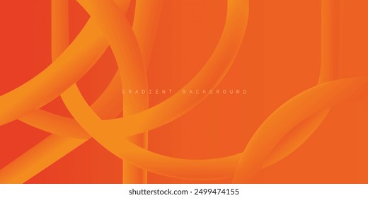 Dynamic orange abstract background. modern design 