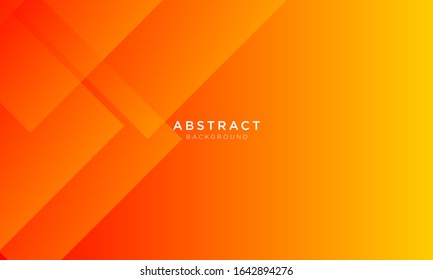 dynamic orange background with abstract square shape, minimal geometric background