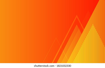 dynamic orange background gradient, abstract creative triangles background, modern landing page concept vector, with line and square shapes.