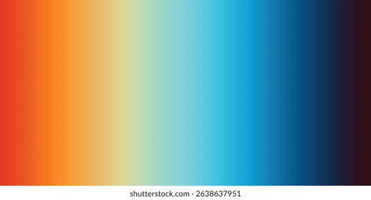 Dynamic Orange Blue Gradient Background - Editable Vector for Modern Design