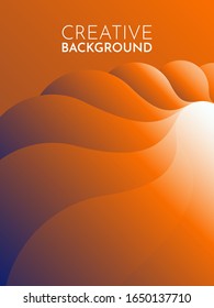 Dynamic orange, blue, white gradient textured style background design. Modern abstract vector background. Futuristic design posters. Liquid color style creative illustration. Eps10 vector.