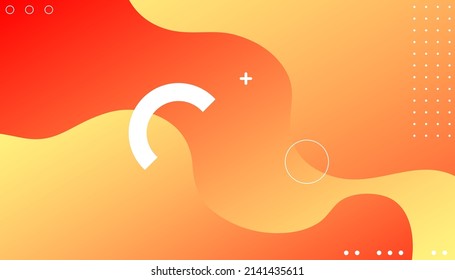 Fondo de color naranja dinámico con líquido abstracto. Resumen del fondo vectorial. Concepto de fondo fluido, diseño moderno de gradiente, fondo a la moda                                        
diseño
