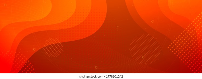 Dynamic Orange Minimalism Background Design. Graphic Design Element.