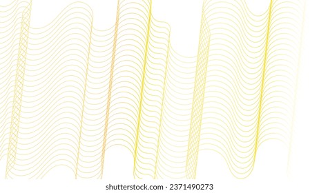 Dynamic orange and pink gradient colorful flowing wave design element. Abstract wavy lines gradient vector illustration.