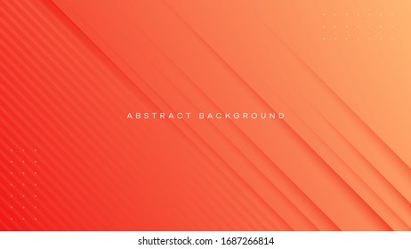 Dynamic orange shapes background with overlap layer background. Eps10