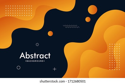 Dynamic orange textured background design in 3D style.