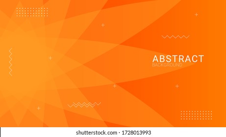Dynamic orange textured background design in 3D style with orange color. EPS10 Vector background.