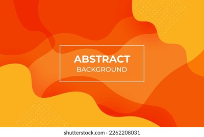 Dynamic orange textured background design in 3D style with orange color. EPS10 Vector background.
