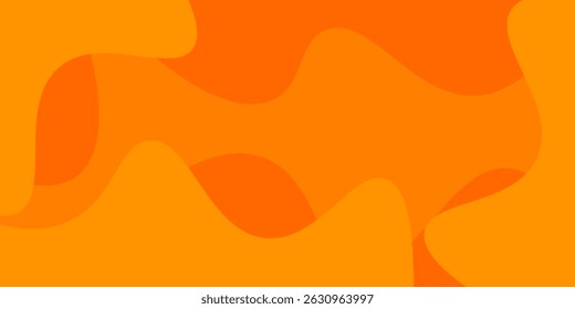 Dynamisches orangefarbenes strukturiertes Hintergrunddesign im 3D-Stil mit orangefarbener Farbe, Vektorgrafik