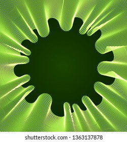 Dynamic particles sound wave flowing frame. Dotted curves vector abstract background. Beautiful 3d wave shaped array of blended points.