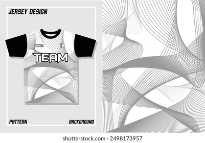 The Dynamic Pattern Design Jersey features a movement-responsive pattern that adapts to light and temperature. Made from breathable, moisture-wicking fabric, it's lightweight, durable, and comfortable