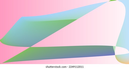 Dynamic Pink Neon Futuristic Color Gradient Mesh. Multicolor Modern Smooth Layers Trendy Background. Shape Technology Fluid Rainbow Horizontal Lines. Digital Minimal Psychedelic Pastel Illustration.