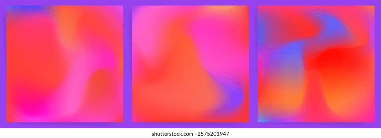 Dynamic Pink and Red Gradient. Energetic Abstract Blend with Bold Colors and Smooth Vibrant Flow. Digital Art for Trendy Design.