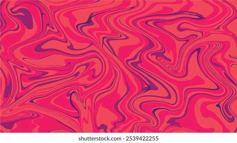 Dynamic pink, red, and purple marbled abstract pattern with energetic swirls. Ideal for eye-catching backgrounds or creative designs