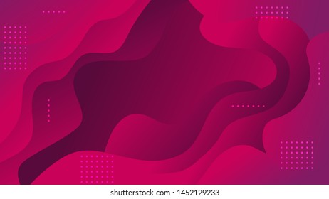 Dynamic pink texture overlapped background. Vector illustration