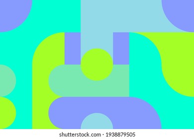 Dynamic Pipeline Abstract Background With Fresh Ocean Color Theme. Great for background, template, banner design, wallpaper, wall decoration, book cover, web design, ornament and decoration