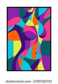 Dynamic Portrait Gaze with Striking Chromatic Contrast