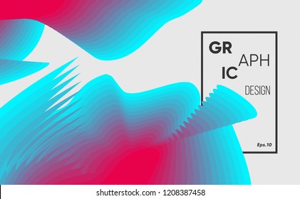 Dynamic Poster Design Colorful Layers Abstract Stock Vector (Royalty ...