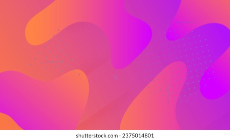 Dynamic Poster. Plastic Concept. Blue Trendy Layout. Modern Shapes. Neon Landing Page. Wave Creative Presentation. Multicolor Paper. Tech Fluid Banner. Magenta Dynamic Poster
