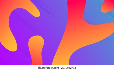 Dynamic Poster. Purple Digital Cover. Modern Texture. Flat Landing Page. Neon Fluid Layout. Rainbow Concept. Colorful Frame. Tech Creative Template. Magenta Dynamic Poster
