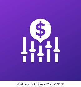 Dynamic Pricing Icon For Web