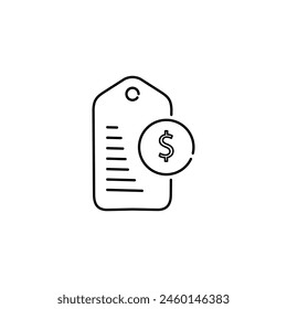 Dynamic Pricing Vector Illustration Icon Design