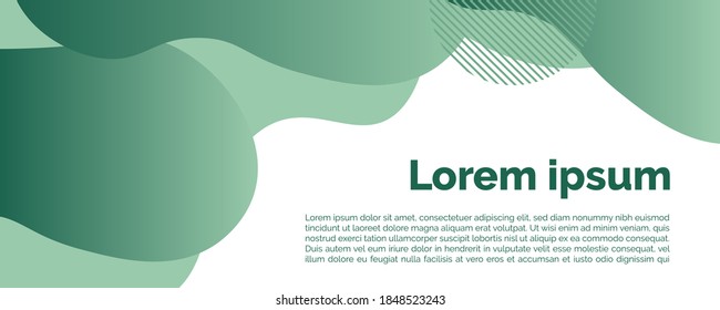 banner líquido abstracto dinámico y profesional para elementos web o impresos de la página de aterrizaje