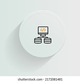 Dynamic Protection icon vector design