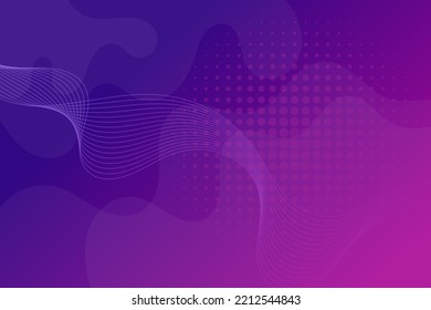 Fondo púrpura dinámico con formas fluidas concepto moderno. afiche mínimo. ideal para banner, web, cabecera, portada, cartel, folleto, medios sociales, página de inicio