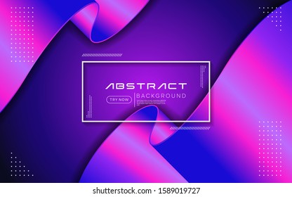 Dynamic purple color background with abstract fluid textured decoration design.