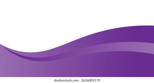 Dynamic Purple Swoosh . EPS 10