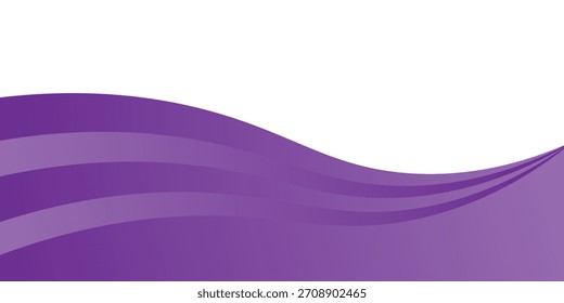 Swoosh púrpura dinámico. EPS 10 ilustración de Vector